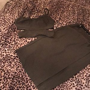 Pencil style skirt set
